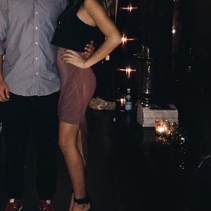 Asymmetrical Fitted Skirt